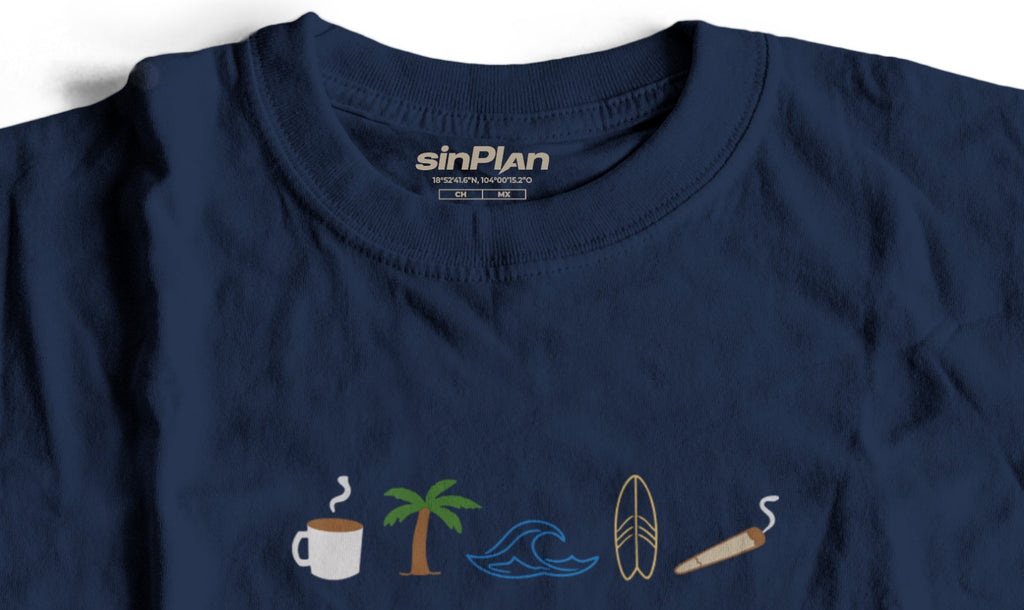 Playera Marino - Mañanero Surf por Colima