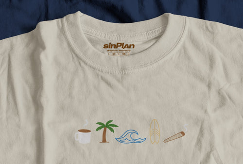 Playera Beige - Mañanero Surf por Colima