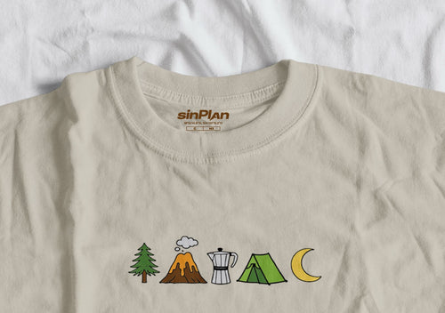 Playera Beige - Hiking por el Nevado de Colima