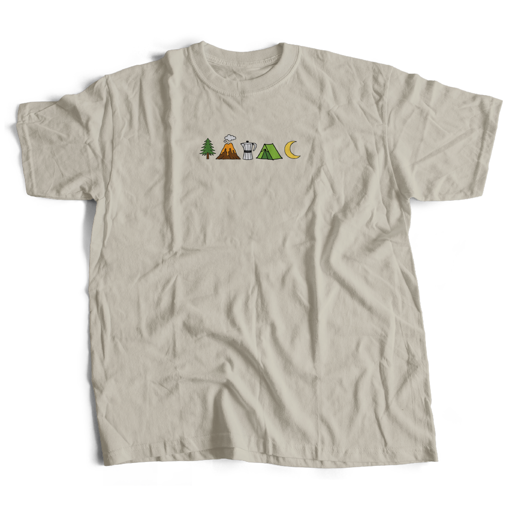 Playera Beige - Hiking por el Nevado de Colima