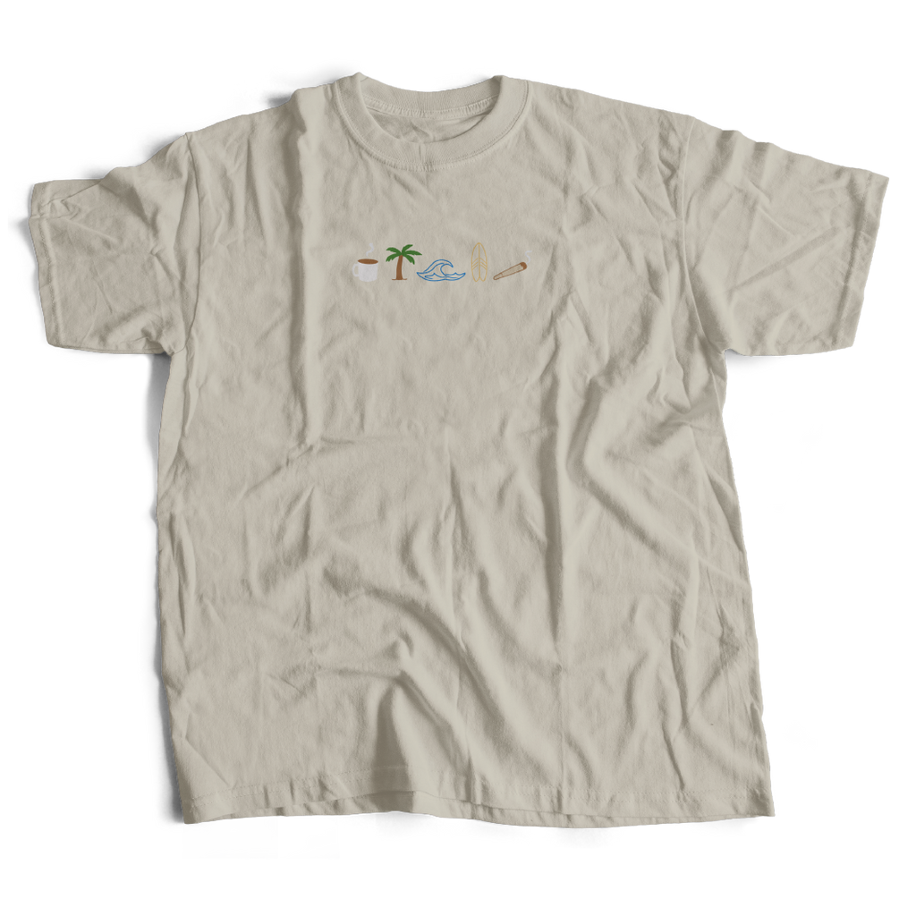 Playera Beige - Mañanero Surf por Colima